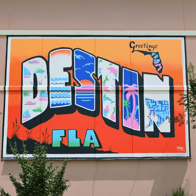 Destin Commons murals