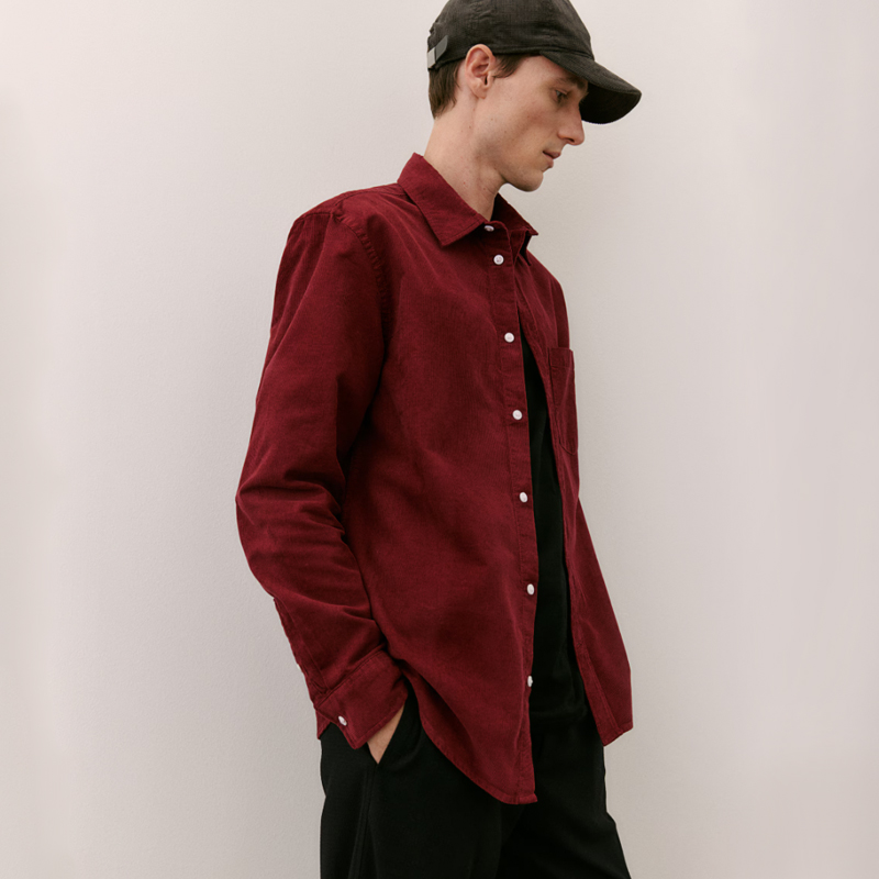 Regular Fit Corduroy Shirt