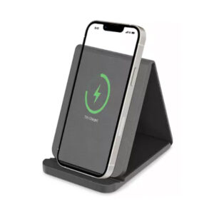 With Sapphire crystal glass, a larger screen, and 3.2 hours of talk time, this watch makes it easy to stay connected, monitor health goals, an d look good on the go. Phunkee Tree Black Folding Leather Wireless Charging Stand