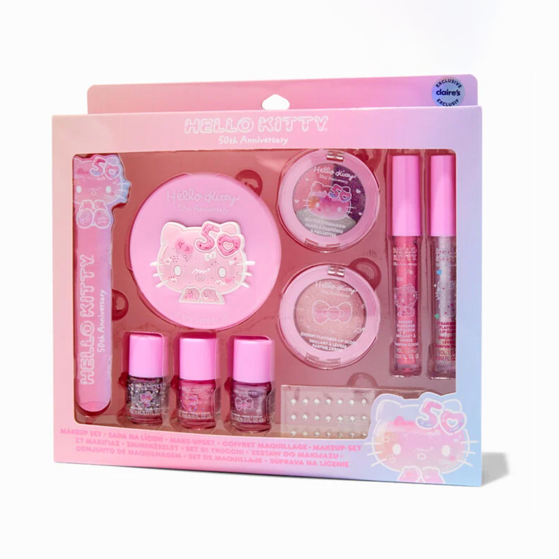 Hello Kitty® 50th Anniversary Claire's Exclusive Mega Makeup Se