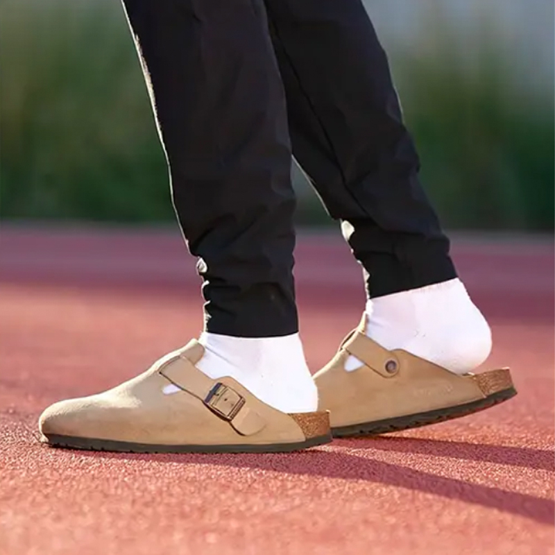 Adidas Sambas continue to be one of the top trending shoes, and they aren ’ t going anywhere. This elegant, deep c olor steps the appeal up a notch. Birkenstocks Boston Soft Footbed Clogs